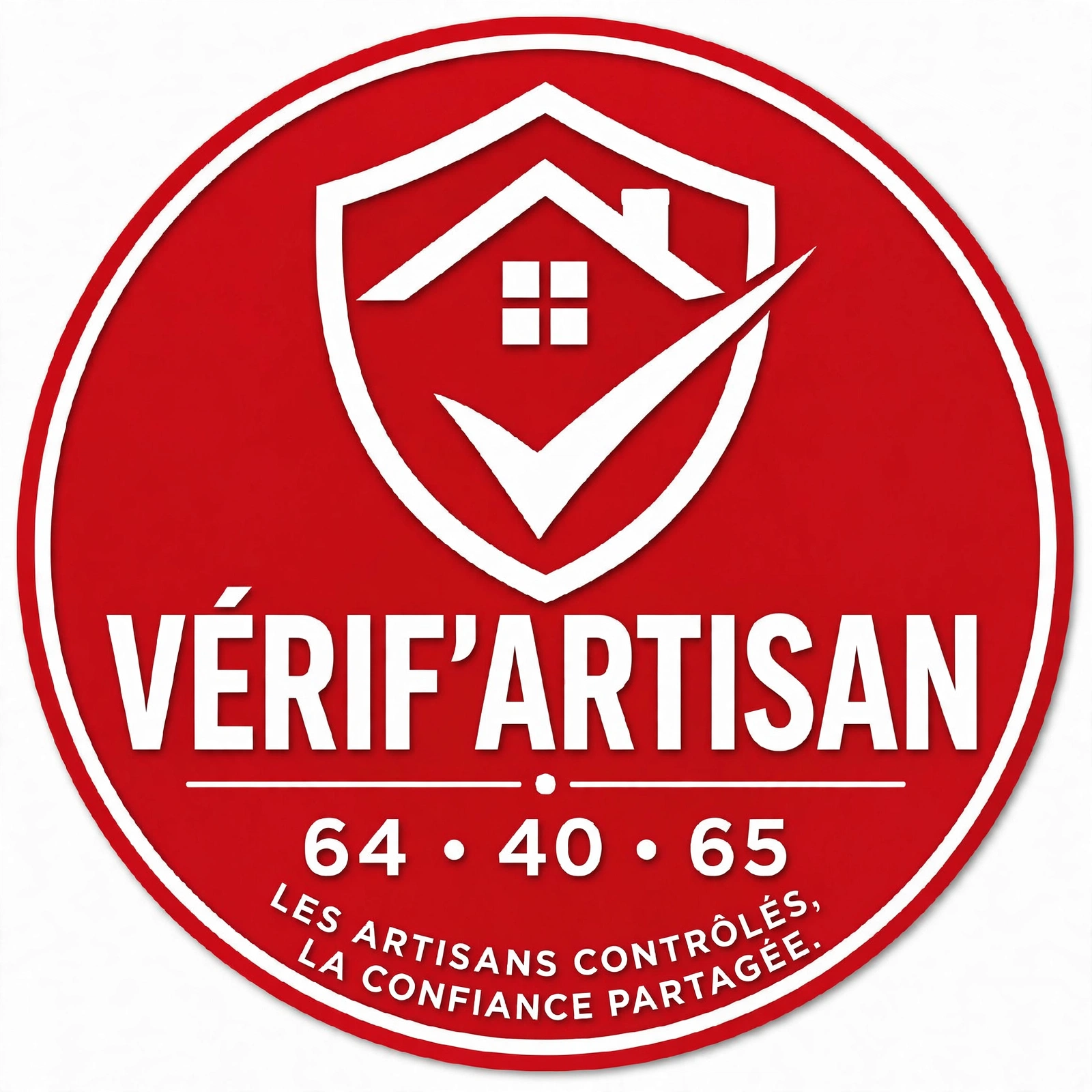 Logo officiel Vérif'Artisan — les artisans contrôlés, la confiance partagée